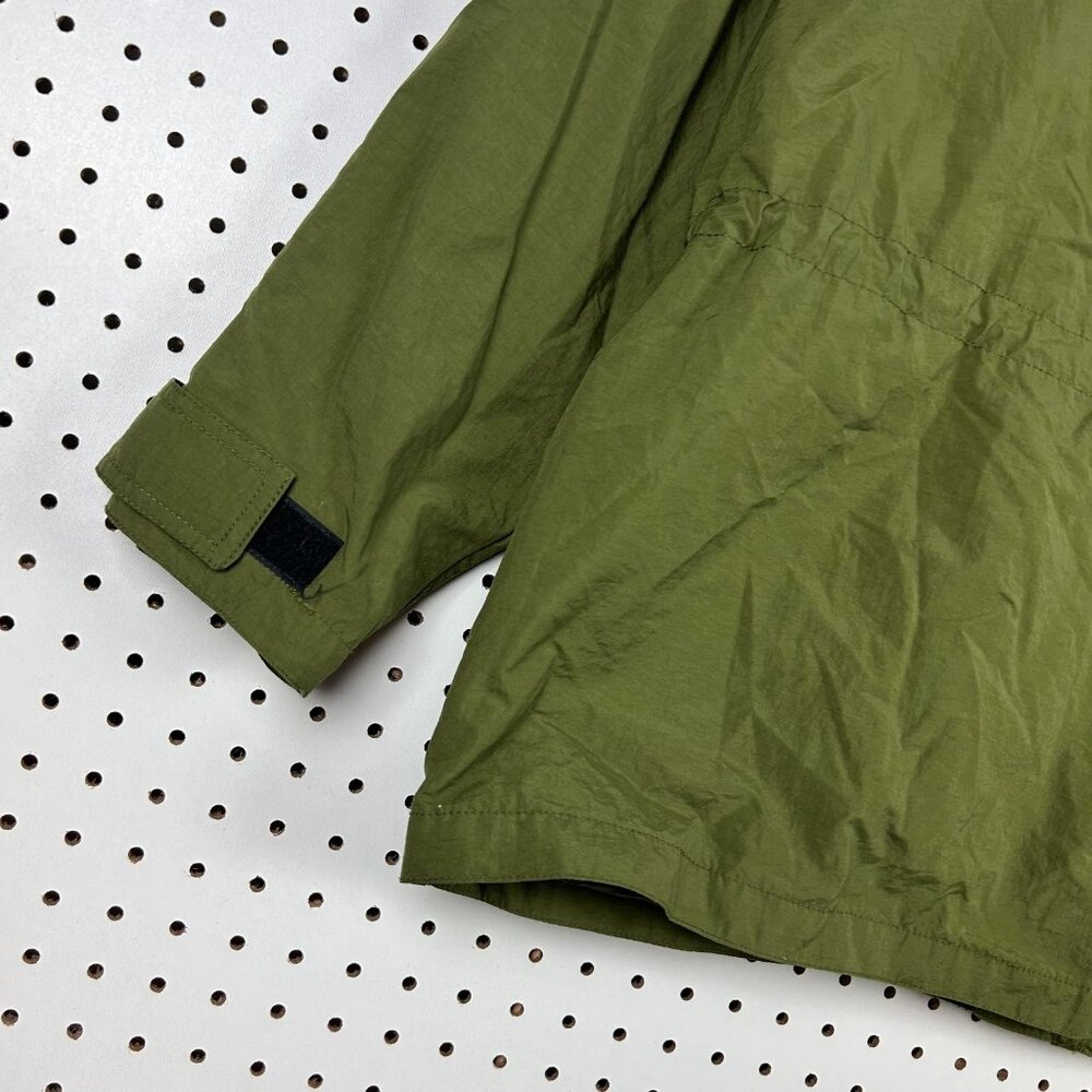 Adidas Vintage Windbreaker Jacket XL Full Zip Ripcord Green Purple 90s Camping - Picture 6 of 8